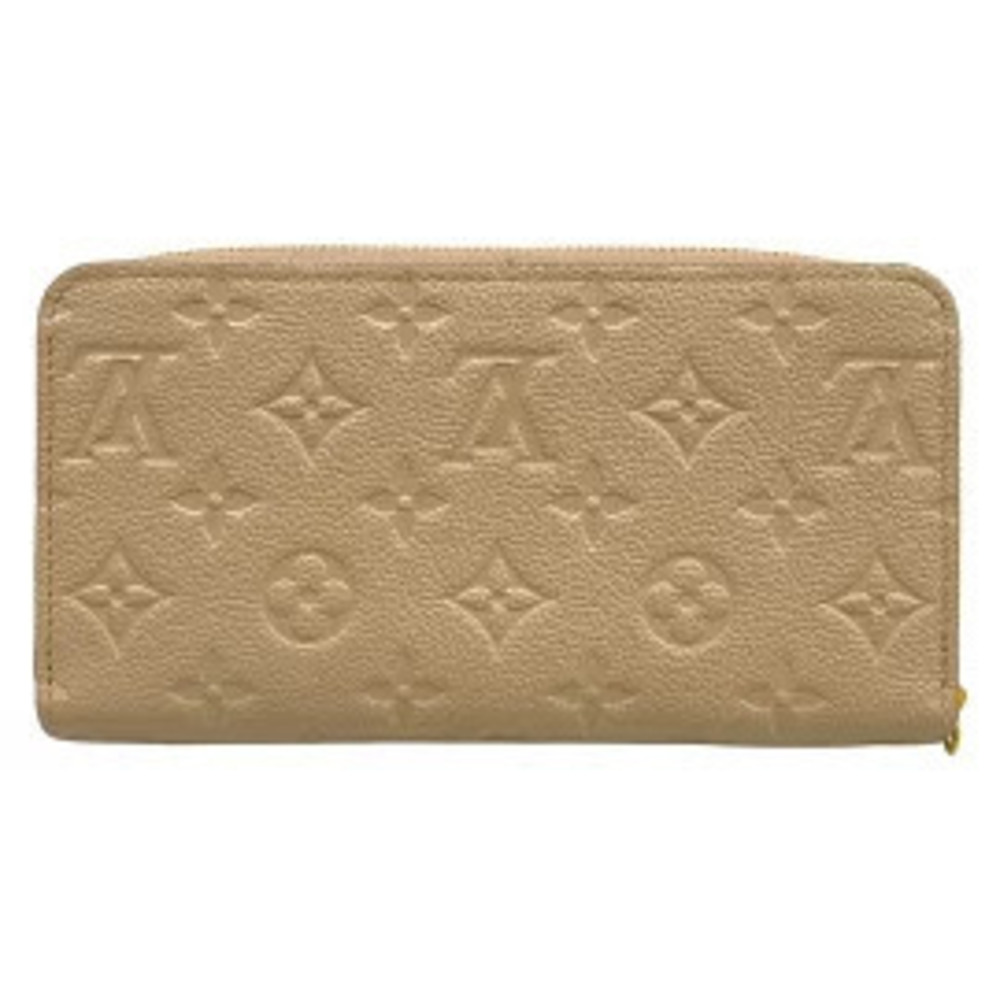 Louis Vuitton Tourtrell Cowhide Leather Wallet Zippy Long Black